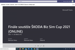 TÝM ČZU ZVÍTĚZIL V SOUTĚŽI ŠKODA BIZ SIM CUP 2021
