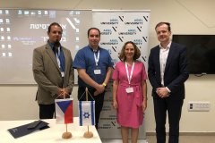 VÝZKUMNÁ SPOLUPRÁCE S ARIEL UNIVERSITY V IZRAELI